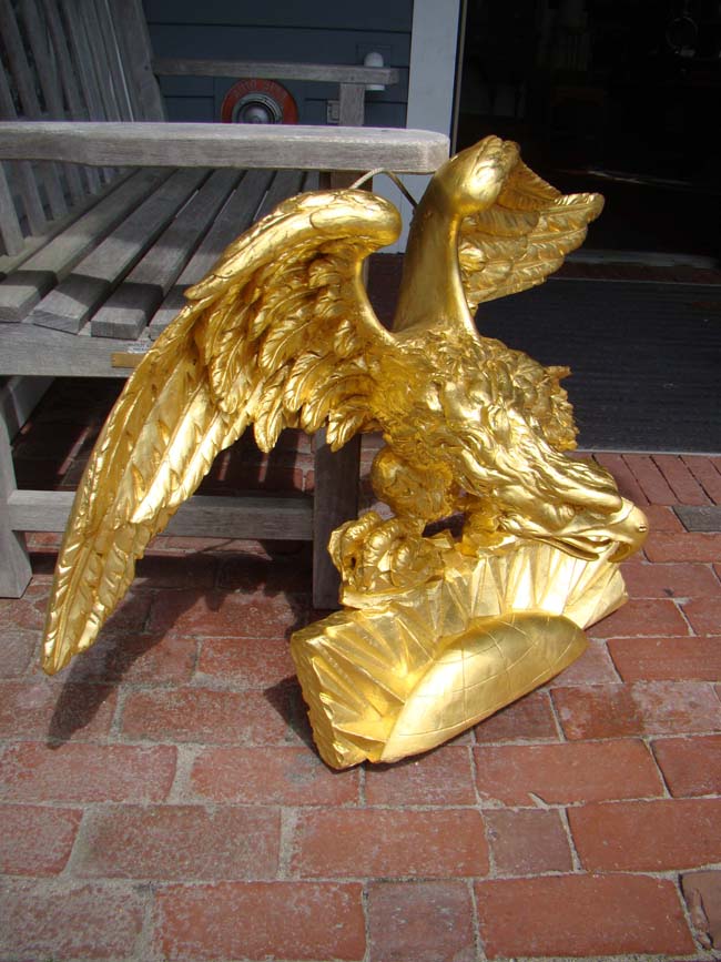 A fabulous antique carved American eagle circa 1880-1890 — image 3